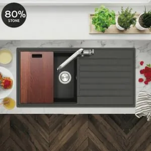 Kameo Black Granite Sink
